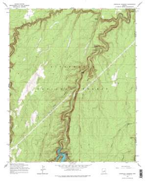 Chevelon Crossing USGS topographic map 34110e7