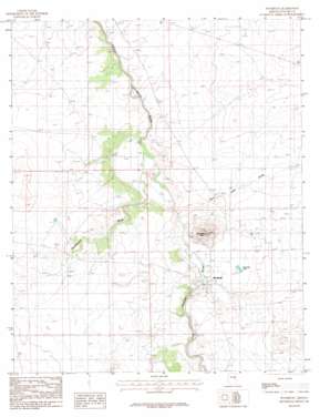 Woodruff USGS topographic map 34110g1
