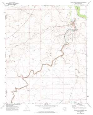 Clear Creek Reservoir topo map