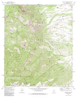 Mazatzal Peak USGS topographic map 34111a4