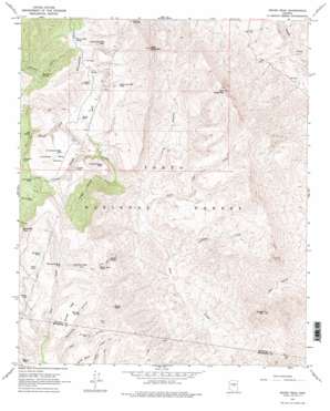 Rover Peak topo map