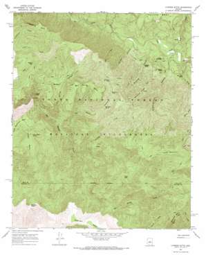 Cypress Butte topo map