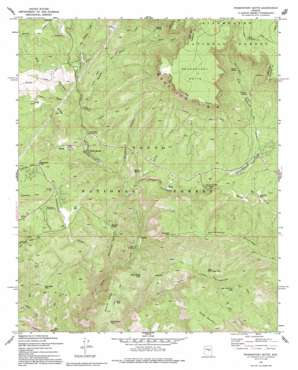 Promontory Butte topo map