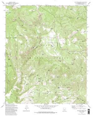 Buckhead Mesa topo map