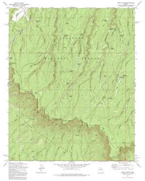 Dane Canyon USGS topographic map 34111d2