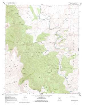 Horner Mountain USGS topographic map 34111d7