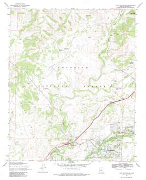 Lake Montezuma USGS topographic map 34111f7