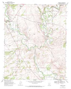 Cornville USGS topographic map 34111f8