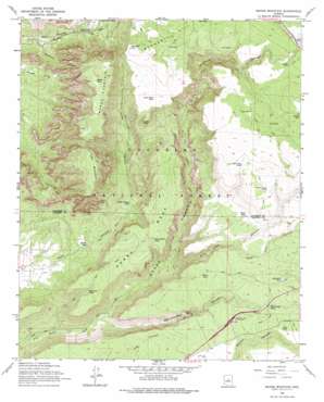 Munds Mountain USGS topographic map 34111g6