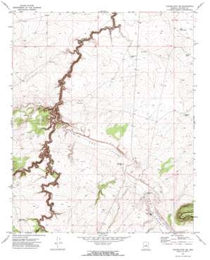 Chavez Mountain NE USGS topographic map 34111h1