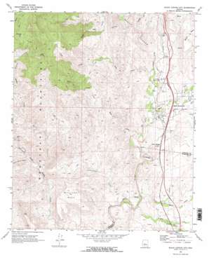 Black Canyon City USGS topographic map 34112a2