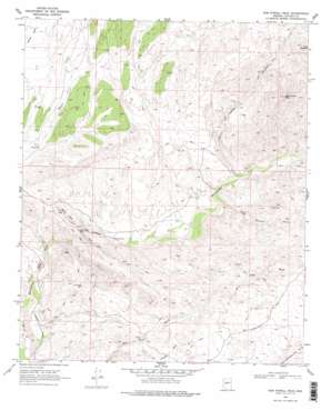Sam Powell Peak USGS topographic map 34112a6