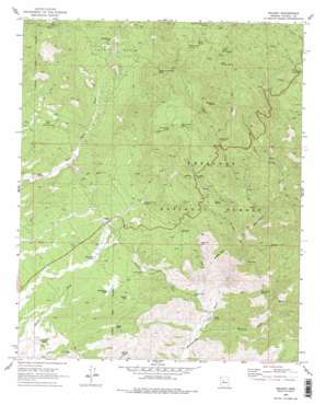 Wilhoit USGS topographic map 34112d5