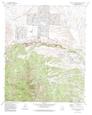 Prescott Valley South topo map