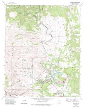 Clarkdale topo map