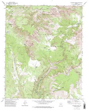 Sycamore Basin USGS topographic map 34112h1