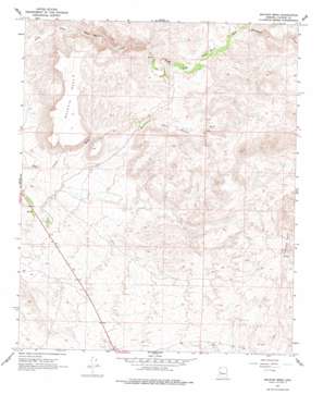 Malpais Mesa topo map