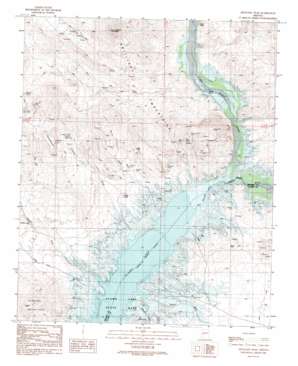 Artillery Peak USGS topographic map 34113c5