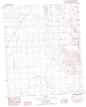 West Of Mohawk Spring topo map