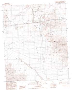 Brown Buttes topo map