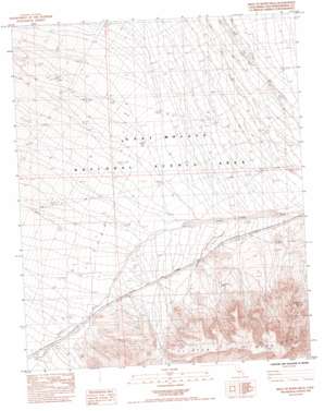 West Of Blind Hills topo map