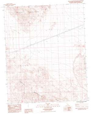 West Of Budweiser Wash USGS topographic map 34115g8