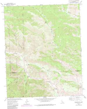 Catclaw Flat USGS topographic map 34116a6