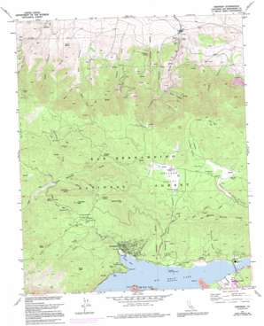 Fawnskin USGS topographic map 34116c8