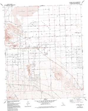 Lucerne Valley topo map