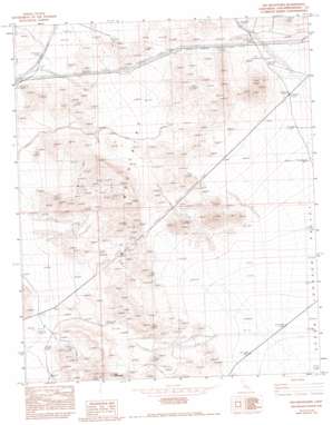 Fry Mountains USGS topographic map 34116e6