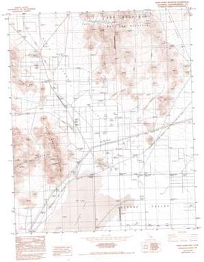 White Horse Mountain USGS topographic map 34116e8