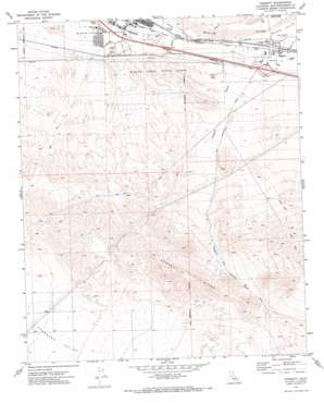 Daggett USGS topographic map 34116g8