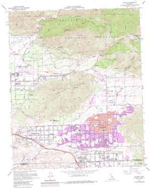 Yucaipa USGS topographic map 34117a1