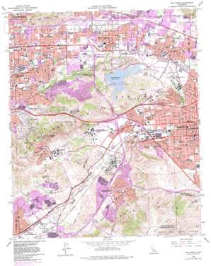San Dimas USGS topographic map 34117a7