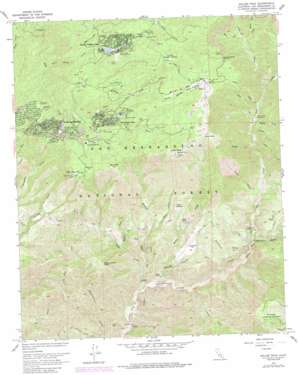 Keller Peak USGS topographic map 34117b1