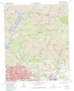 Glendora USGS topographic map 34117b7