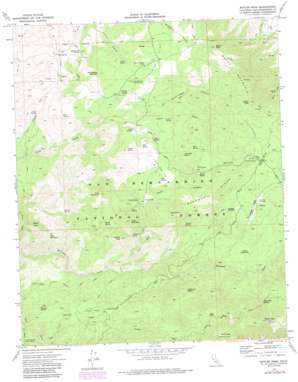 Butler Peak USGS topographic map 34117c1