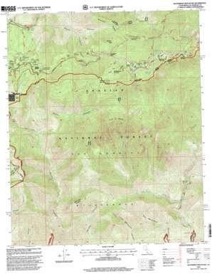 Waterman Mountain USGS topographic map 34117c8