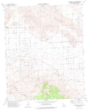 Fifteenmile Valley topo map