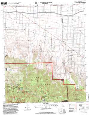 Mescal Creek USGS topographic map 34117d6