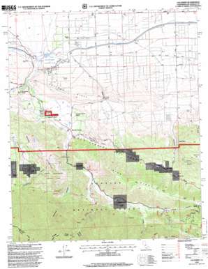 Mescal Creek USGS topographic map 34117d7