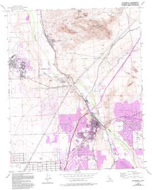 Victorville USGS topographic map 34117e3