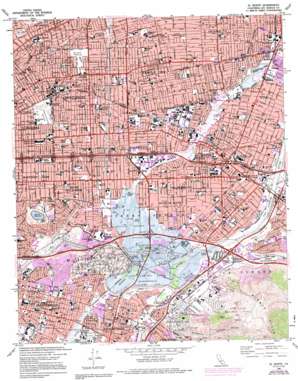 Los Angeles USGS topographic map 34118a1