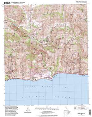 Malibu USGS topographic map 34118a6