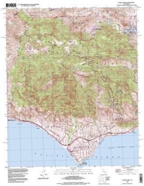 Point Dume topo map