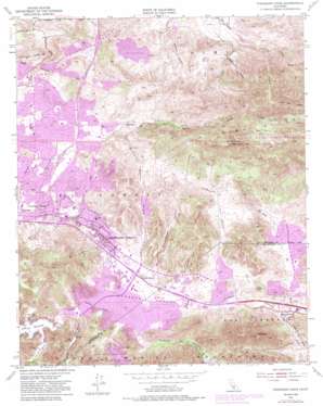 Thousand Oaks USGS topographic map 34118b7