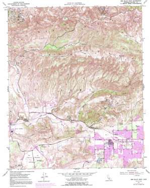 Simi Valley West topo map
