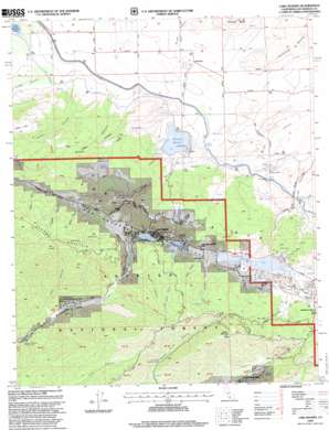 Lake Hughes USGS topographic map 34118f4
