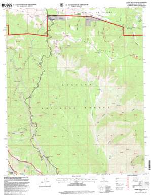 Burnt Peak USGS topographic map 34118f6