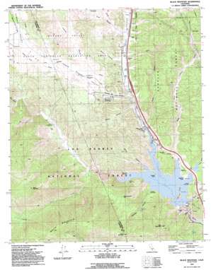 Black Mountain USGS topographic map 34118f7